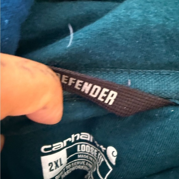 Carhartt Deep Teal Hoodie - Picture 3 of 6